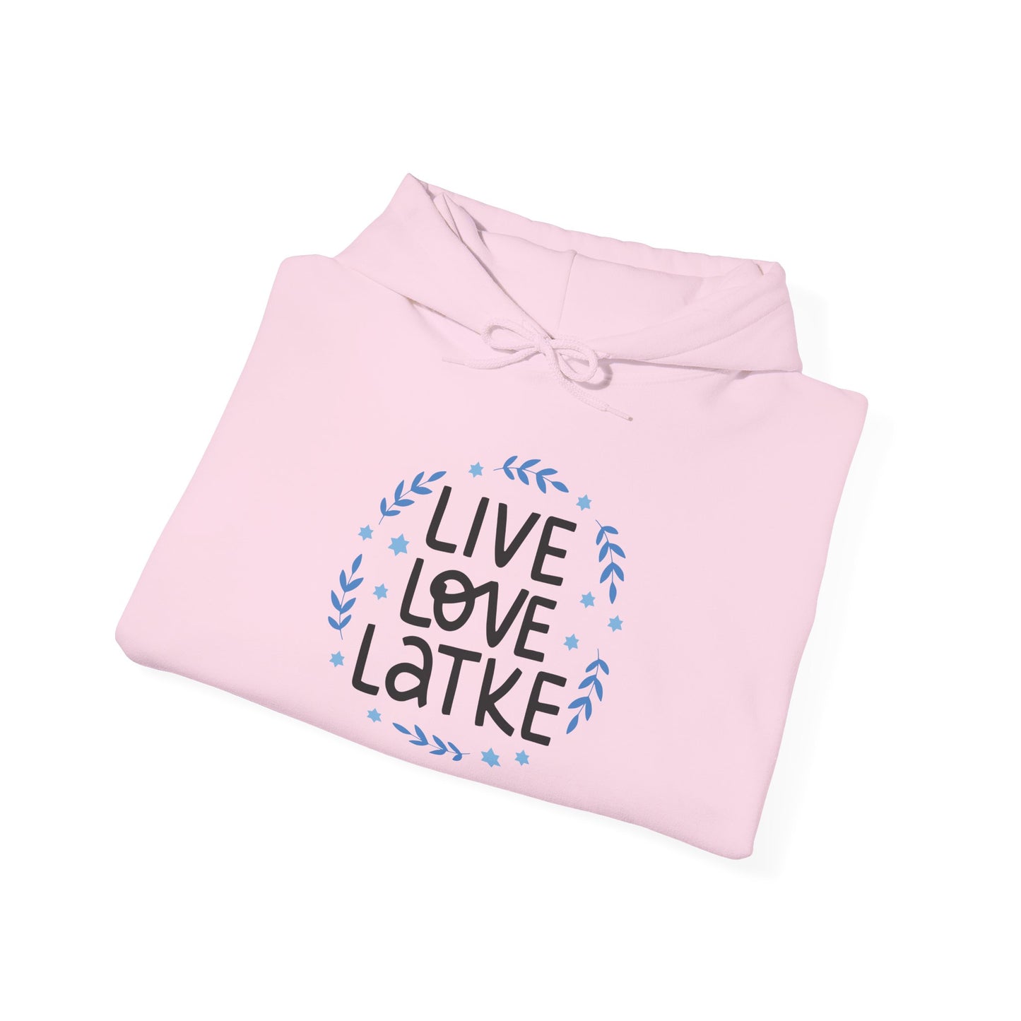 Hanukkah Live Love Latke Adult Heavy Blend™ Hooded Sweatshirt