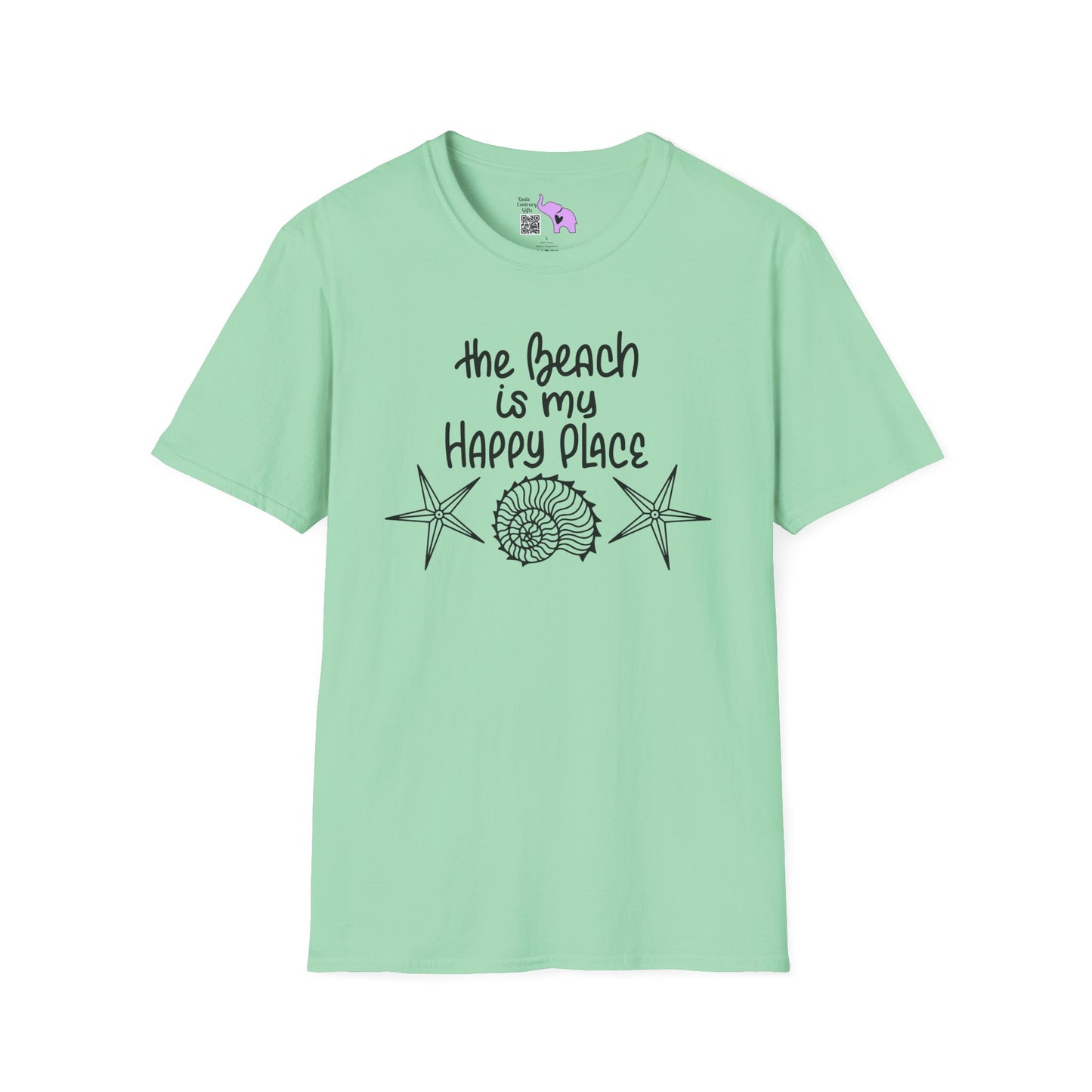 The Beach Is My Happy Place (2) Adult T-shirt