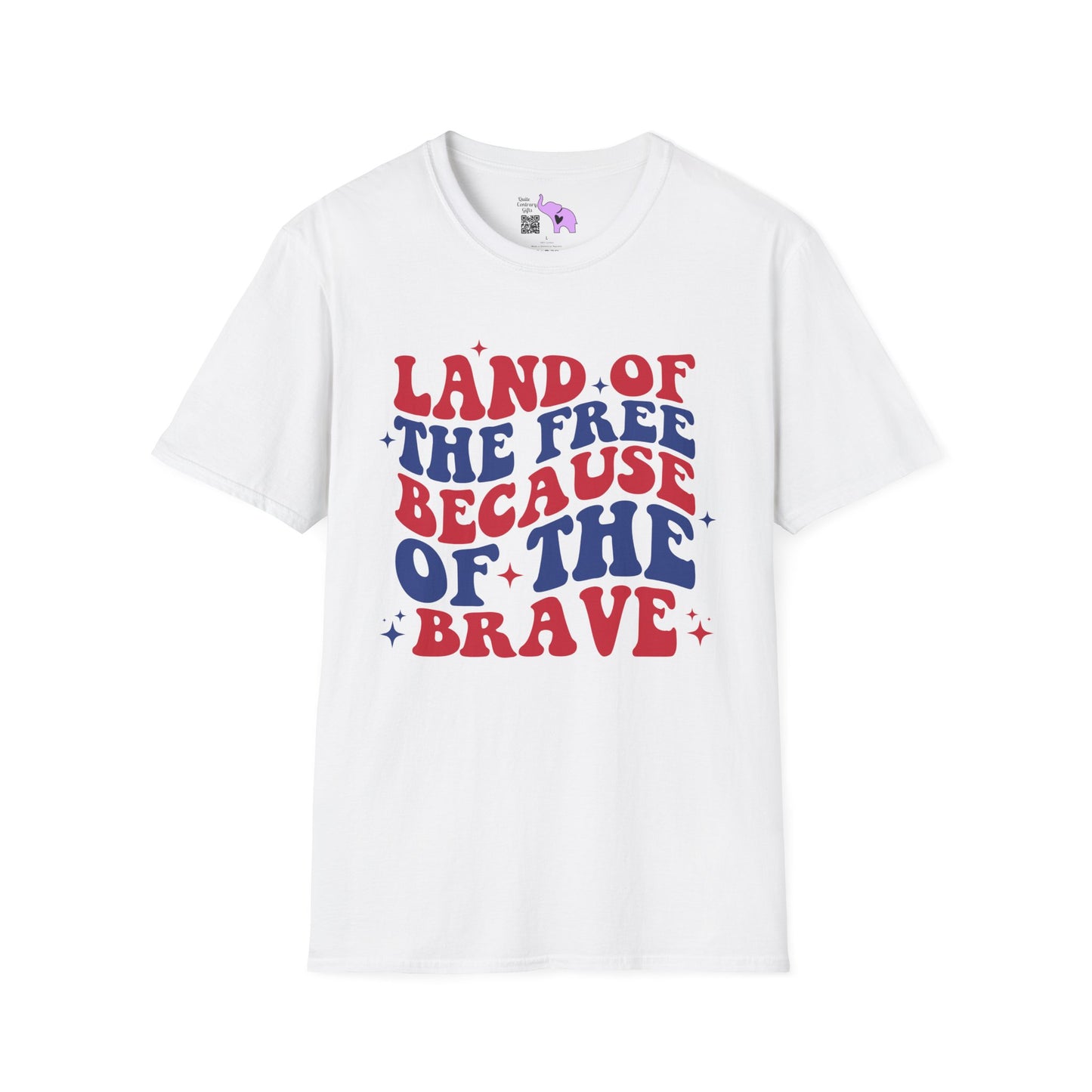 Land of the Free Because of the Brave T-shirt