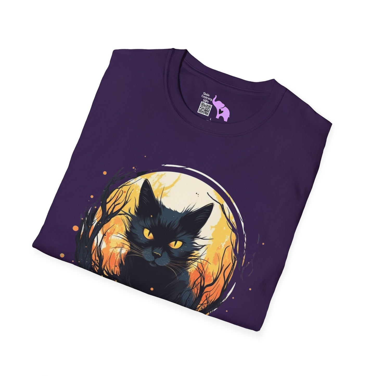 Creepy Black Cats 13 Adult T-shirt