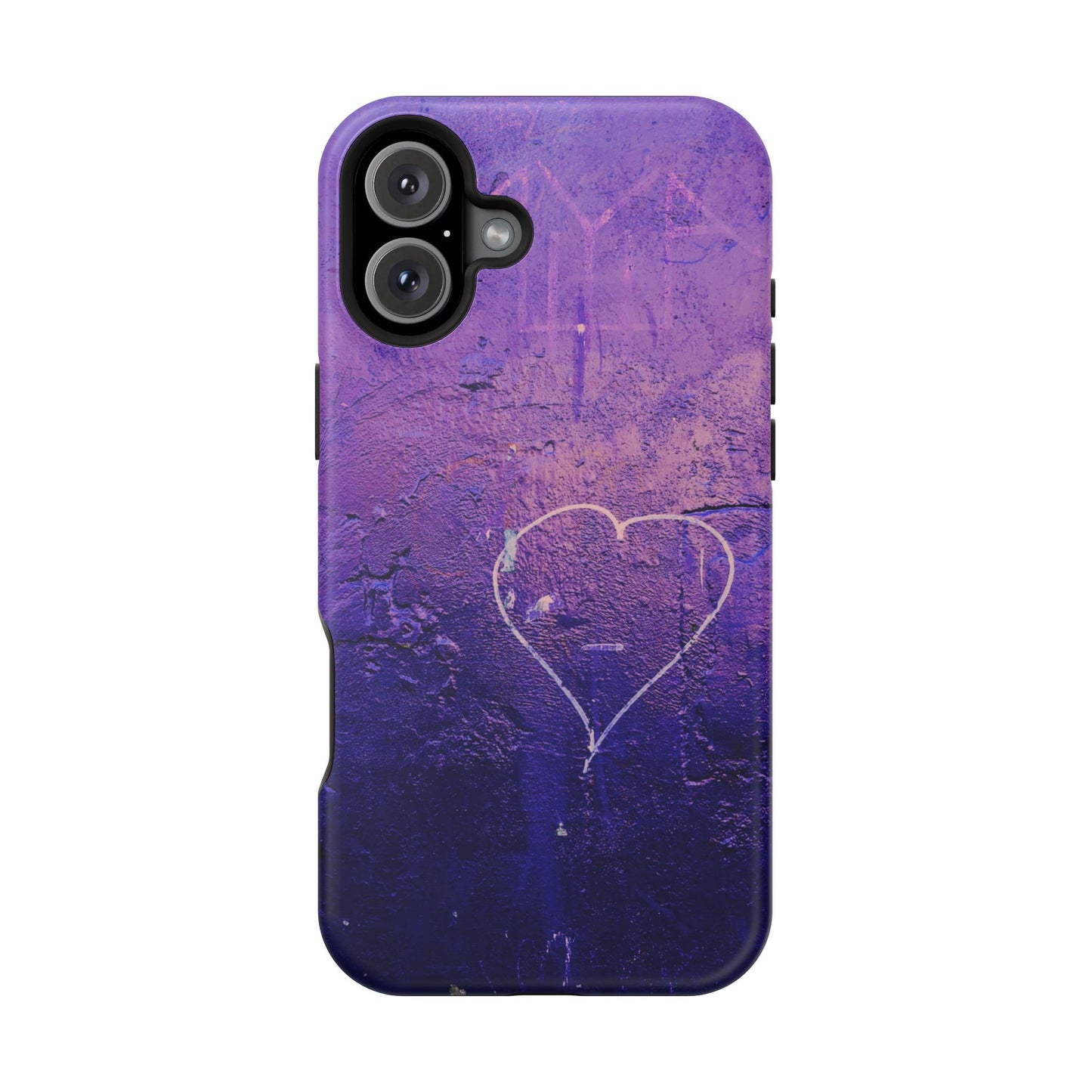 Purple Heart Wall MagSafe® Compatible Tough Case for iPhone
