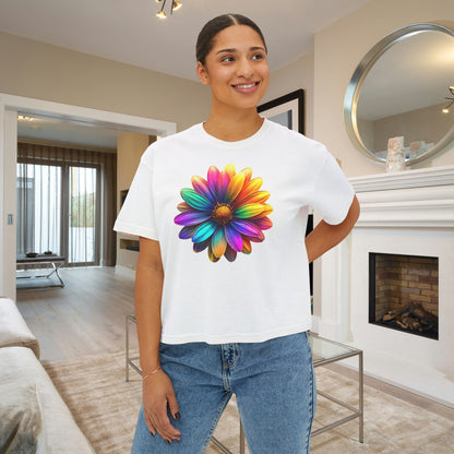 Spectrum Petals Women's Boxy Tee