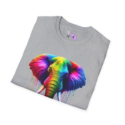 Colorful Elephant Adult T-shirt