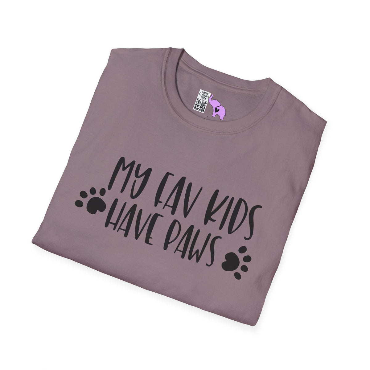 My Fav Kids Have Paws Adult T-shirt
