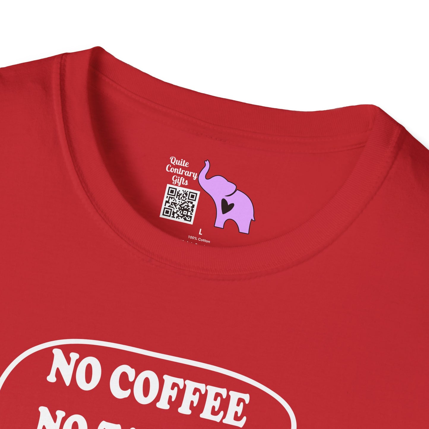 No Coffee No Talkee Adult T-shirt