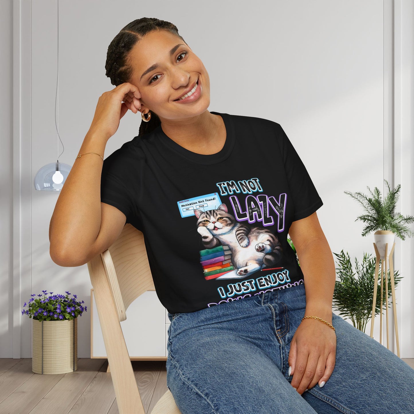 I'm Not Lazy I Just Enjoy Doing Nothing Adult T-shirt