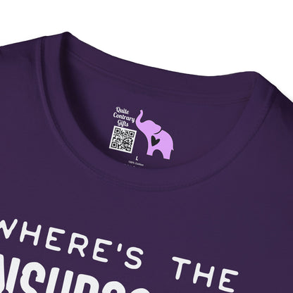 What's The Unsubscribe Button On Adulthood Adult T-shirt