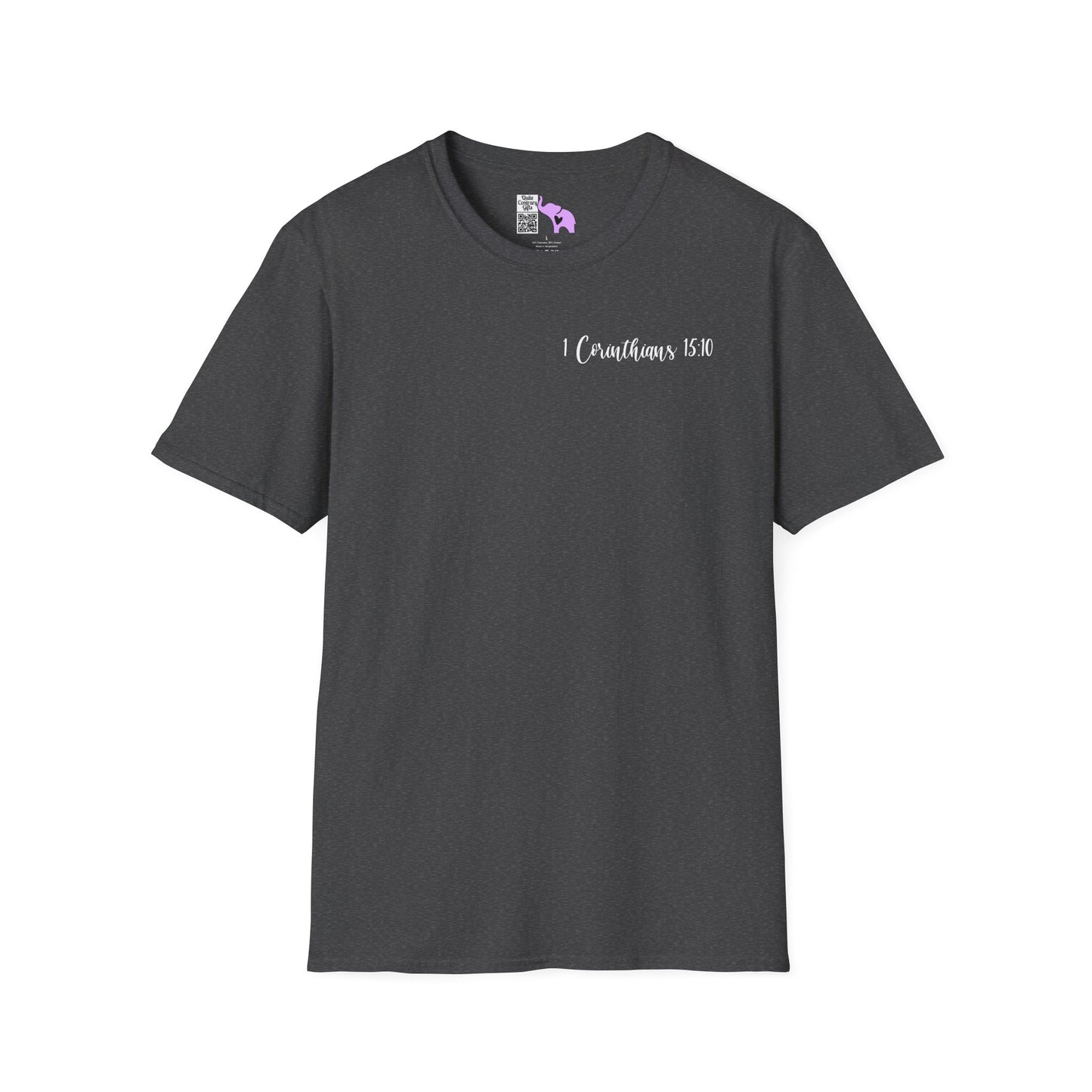 ""Try Jesus Not Me 1 Corinthians 15:10 Adult T-shirt