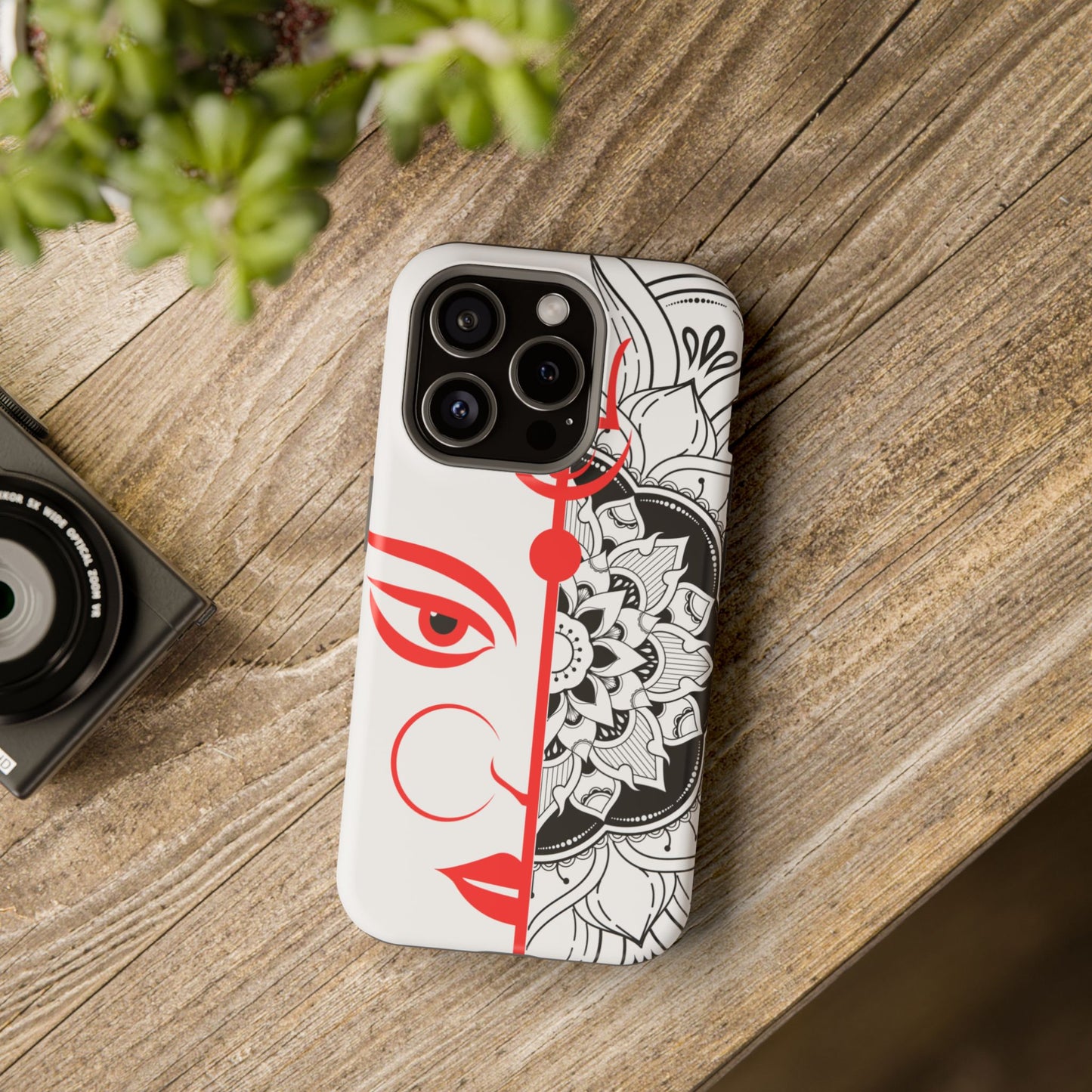 Goddess Durga Mata w/Manala MagSafe® Compatible Tough Case for iPhone