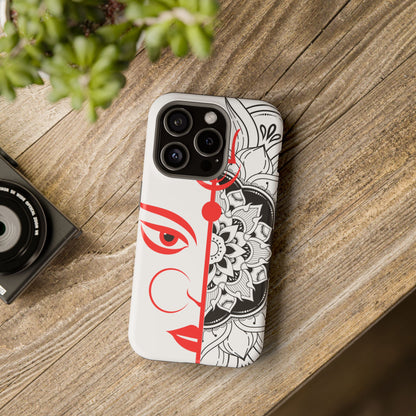 Goddess Durga Mata w/Manala MagSafe® Compatible Tough Case for iPhone