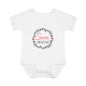 Pink Milestone Wreath Onesie-Seven Months