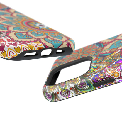 Colorful Mandala MagSafe® Compatible Tough Case for iPhone