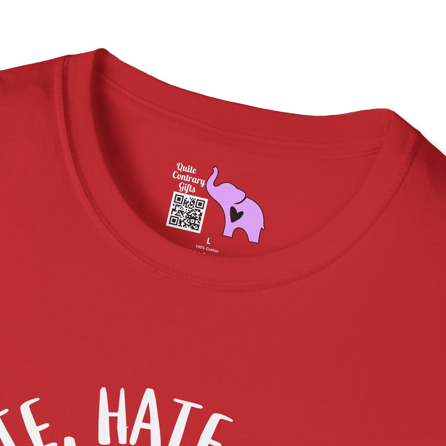Hate, Hate, Hate, Double Hate, Loathe Entirely-Grinch Adult T-shirt