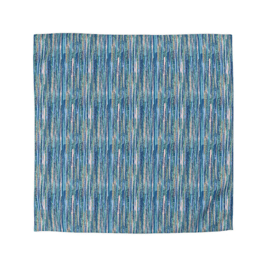 Ocean Drizzle Microfiber Duvet Cover