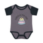 Party At My Crib Infant Baby Rib Bodysuit