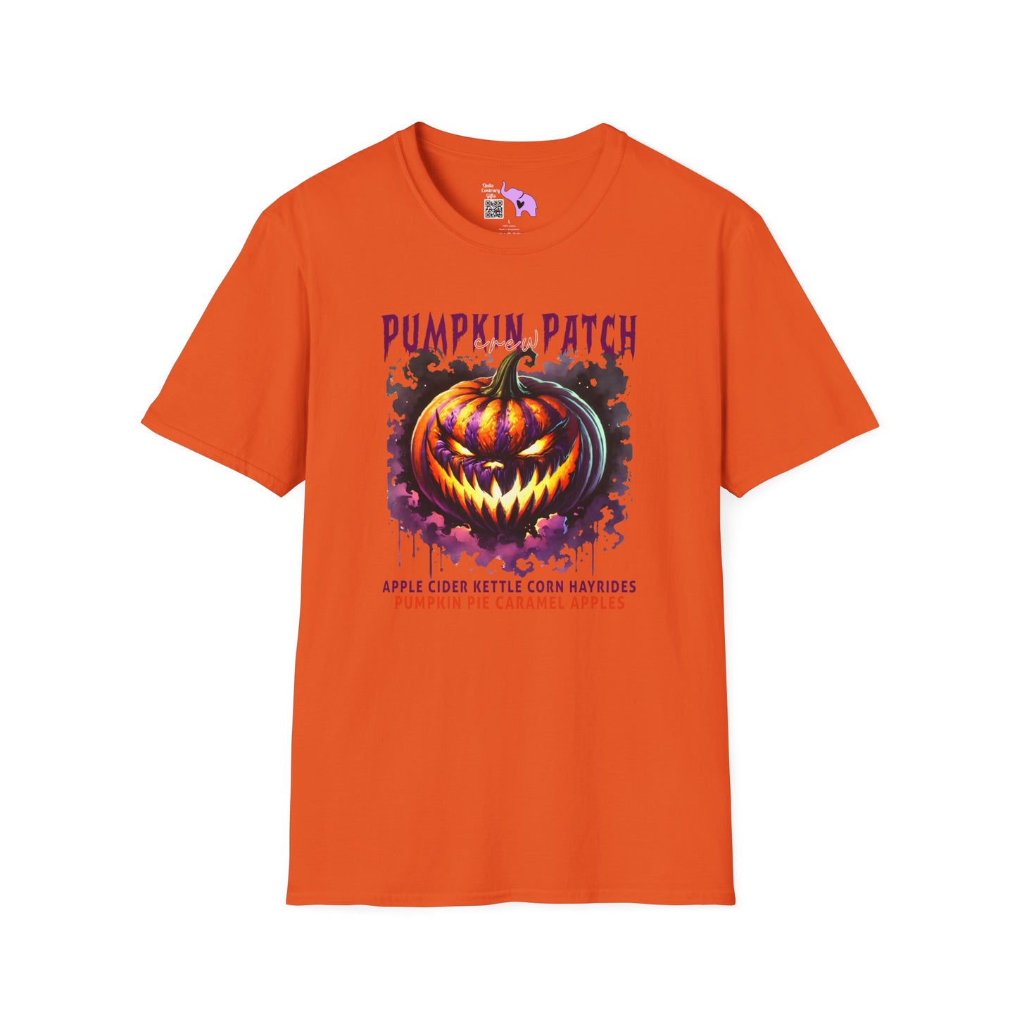 Creepy Pumpkin Patch Adult T-shirt