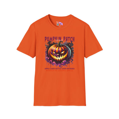 Creepy Pumpkin Patch Adult T-shirt