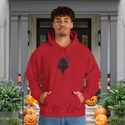 Halloween Haunted House Heavy Blend™ Hooded Sweatshirt