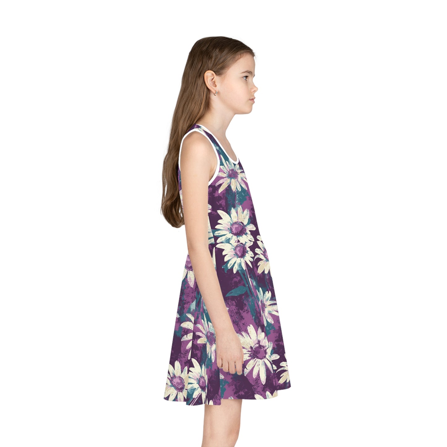 Twilight Daisy Meadow Girls' Sleeveless Sundress