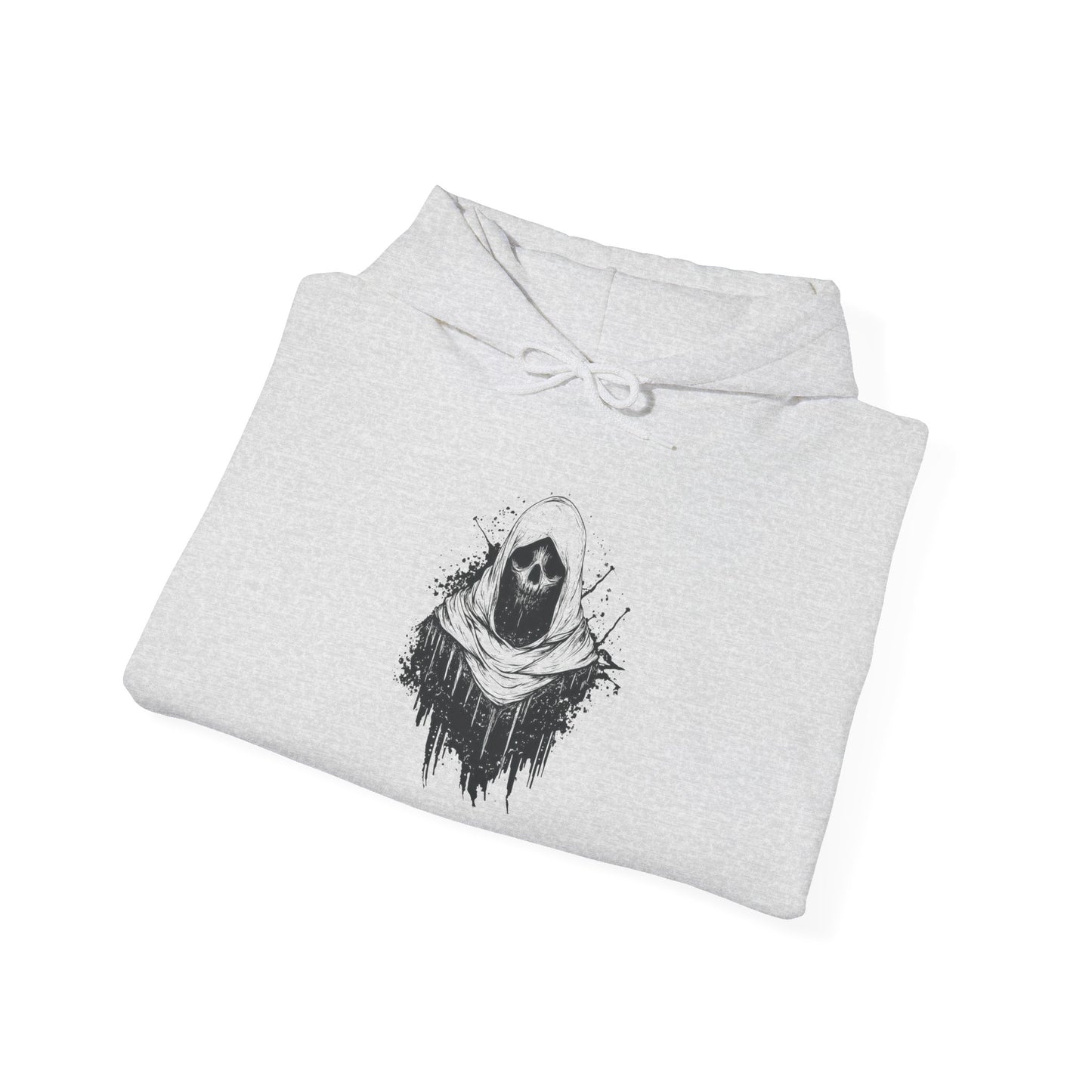 Creepy Ghost Heavy Blend™ Hooded Sweatshirt
