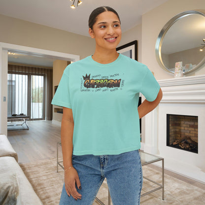 Capricorn Street Art Women's Boxy Tee