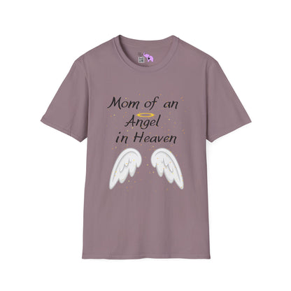 Mom of an Angel in Heaven Adult T-shirt