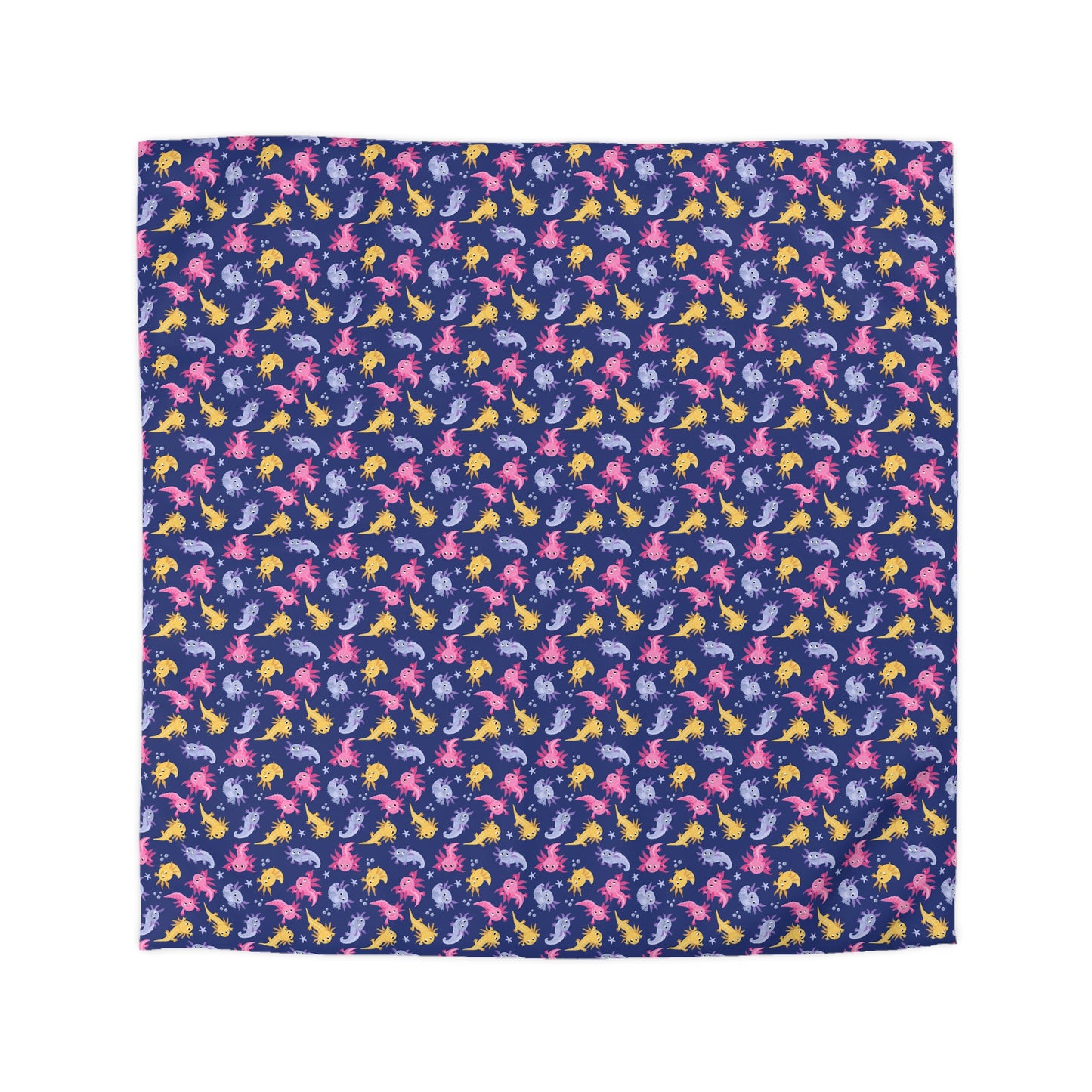 Axolotl Lagoon Microfiber Duvet Cover