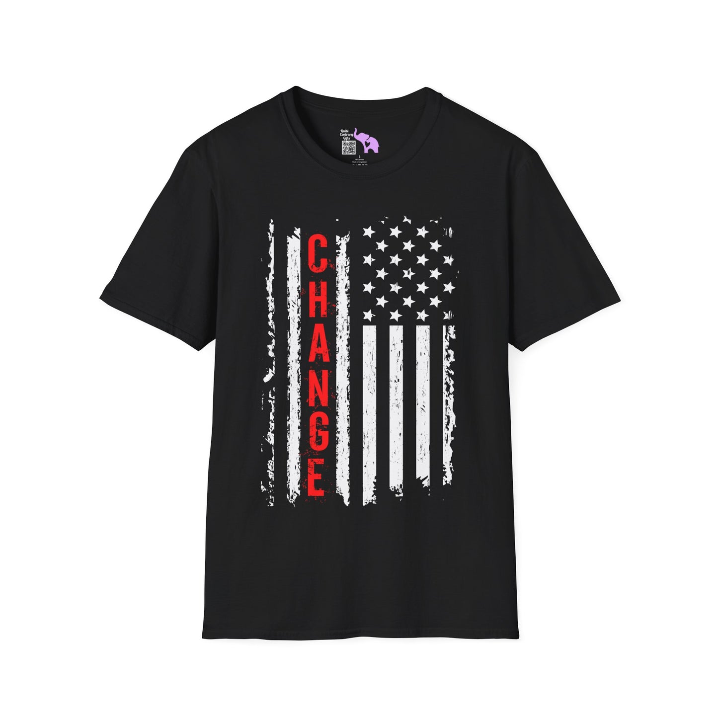 Change American Flag Adult T-shirt