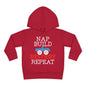 Nap Build Destroy Repeat Toddler Hoodie