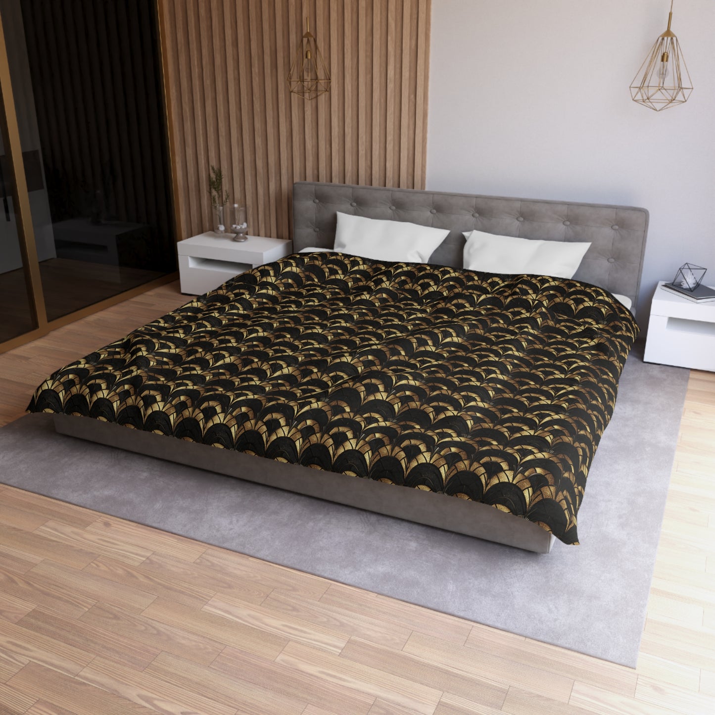 Gilded Elegance Duvet Bedding Set