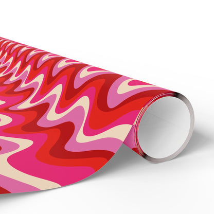 Blush Frequency Wrapping Paper