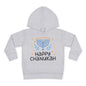 Happy Chanukah Toddler Pullover Fleece Hoodie
