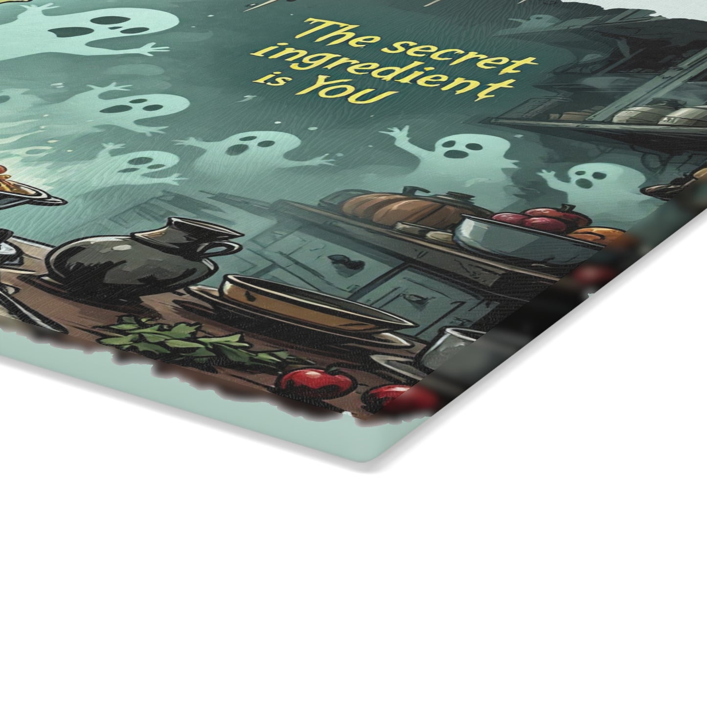 The Secret Ingredient is You Glass Cutting Board