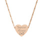 Parallel Infinity Personalized Engraved Heart Necklace