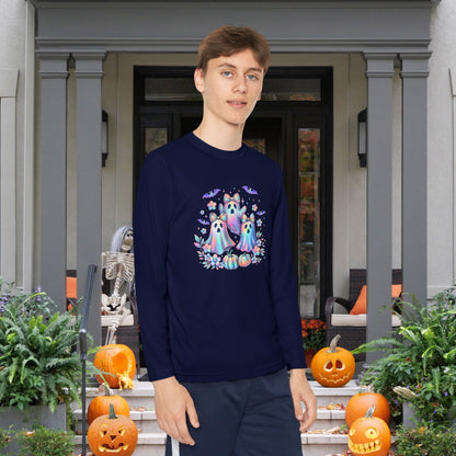 Haunted in Pastels Youth Long Sleeve Tee
