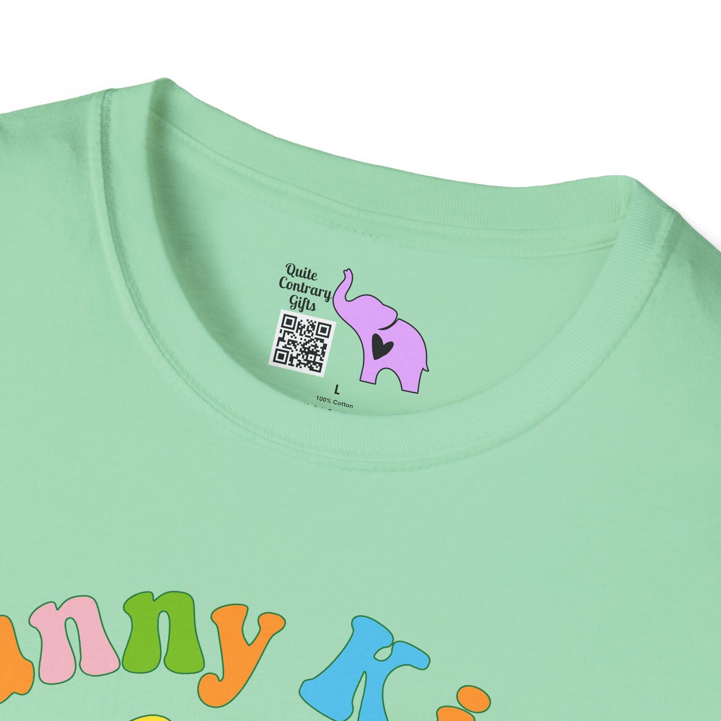 Bunny Kisses Easter Wishes Adult T-shirt