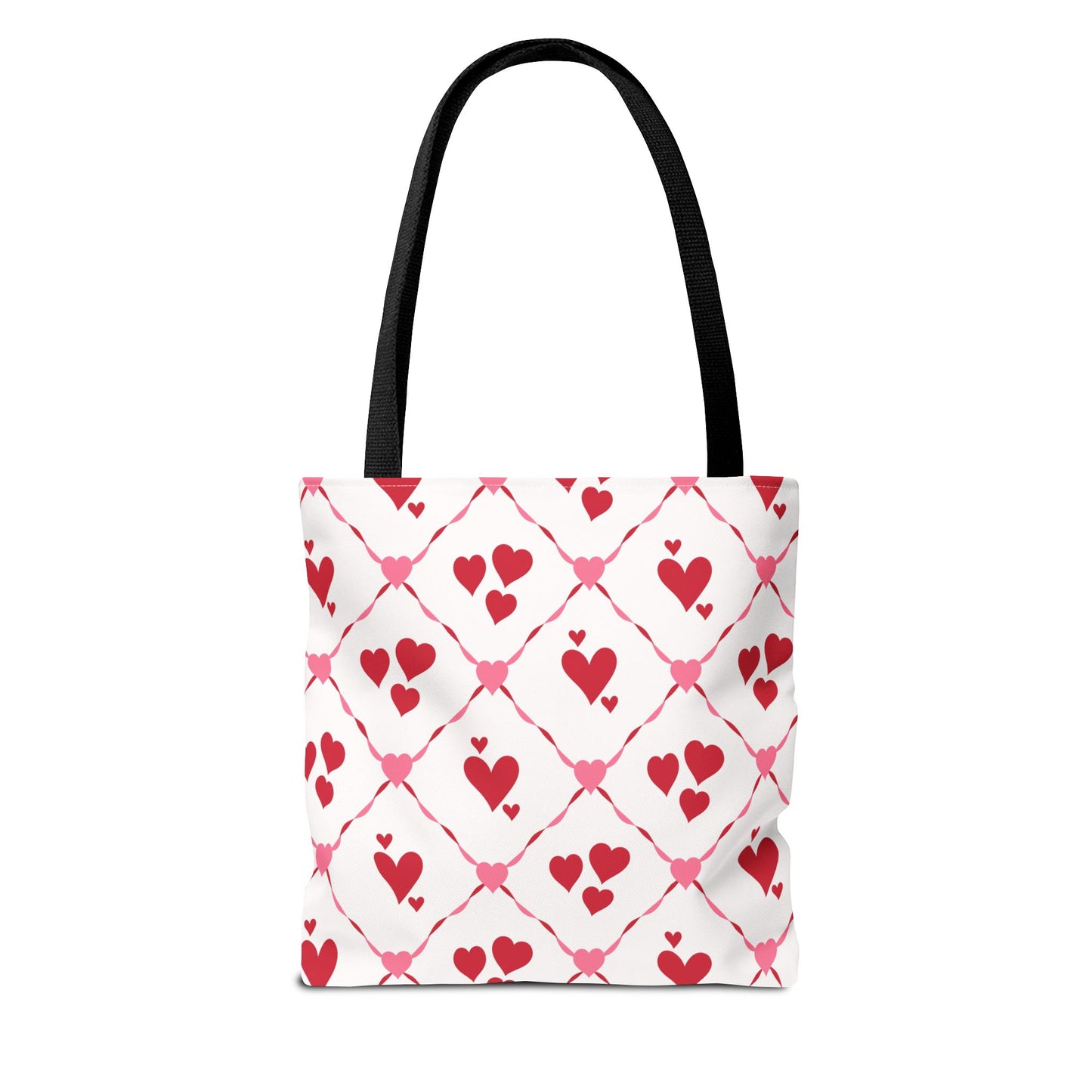 Cupid’s Lattice Canvas Tote Bag