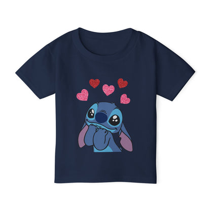 Stitch In Love Heavy Cotton™ Toddler T-shirt