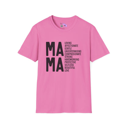 Mama Qualities Adult T-shirt