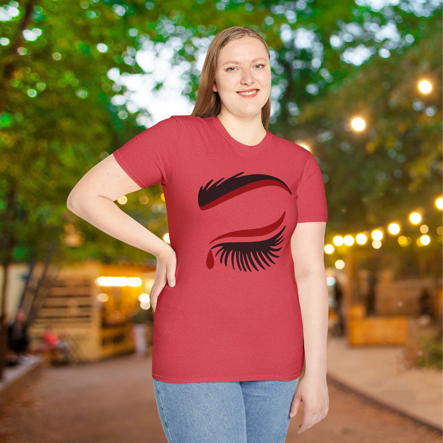 Bleeding Eye Adult T-shirt