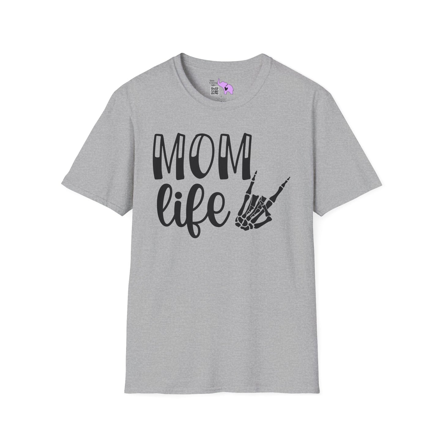 Mom Life (Skeleton Hand) Adult T-shirt
