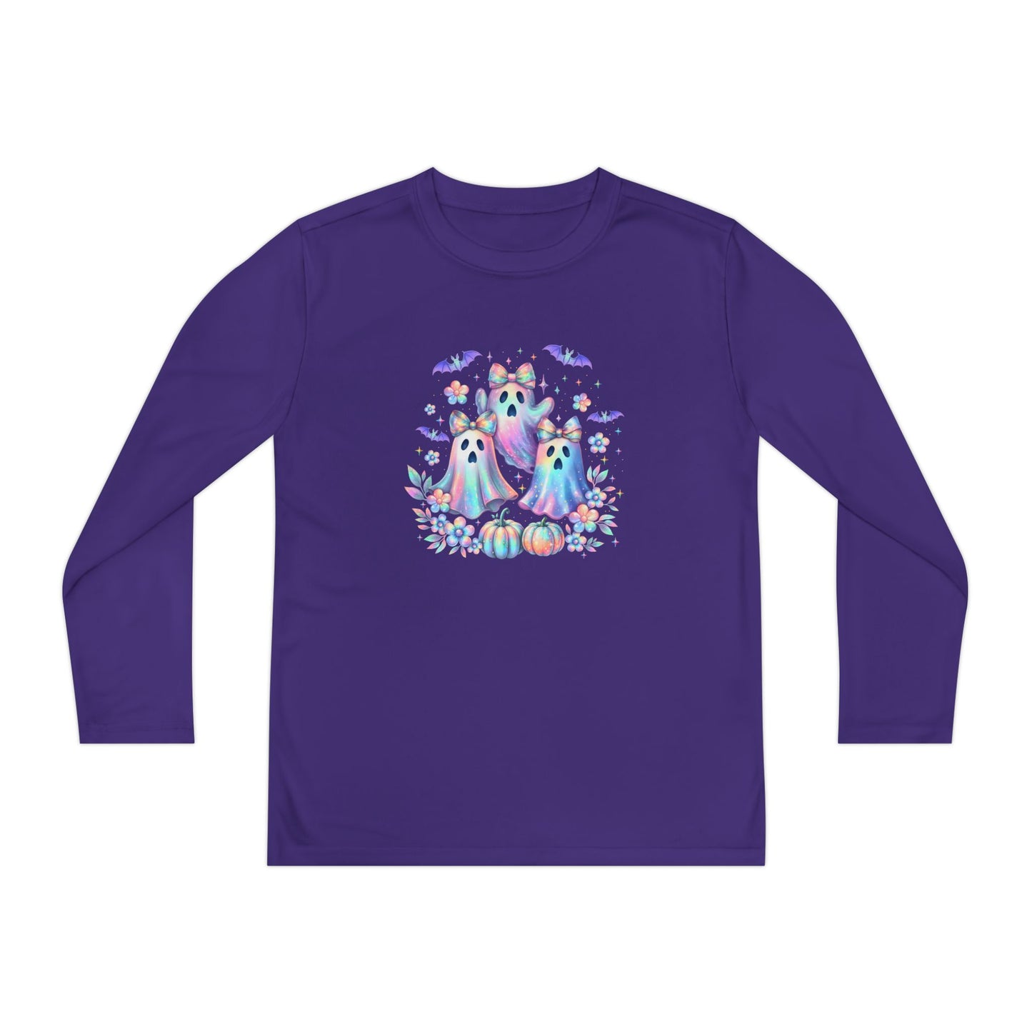 Haunted in Pastels Youth Long Sleeve Tee