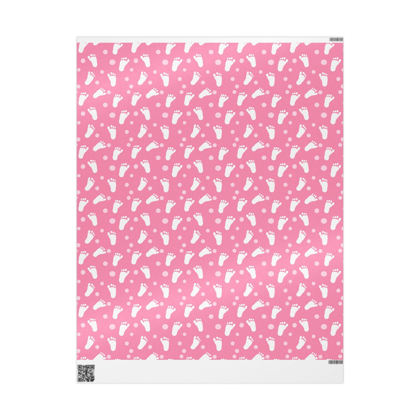 Baby Steps in Pink Wrapping Paper
