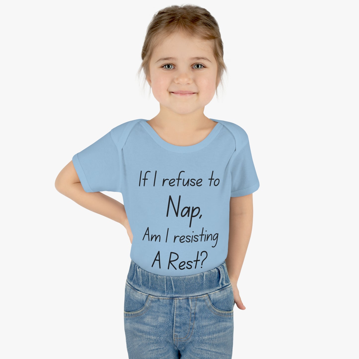 If I Refuse To Nap Am I Resisting A Rest? Infant Baby Rib Bodysuit