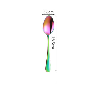 Iridescent Stainless Steel Tableware Set