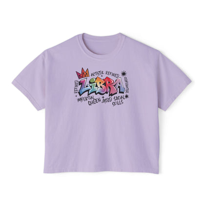 Libra Street Art Women's Boxy Tee