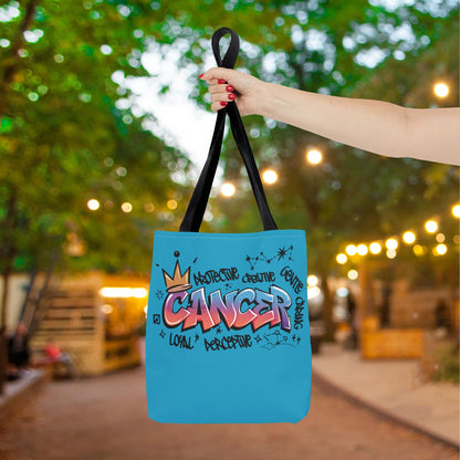 Cancer Street Art Canvas Tote Bag