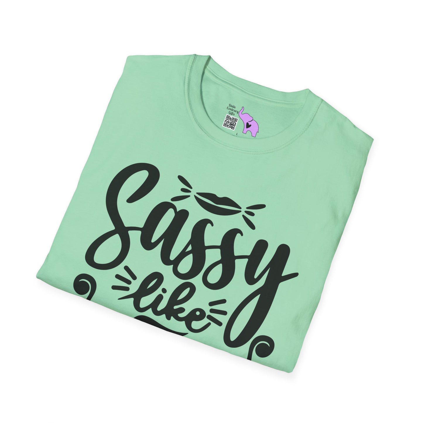 Sassy Like My Mom Adult T-shirt