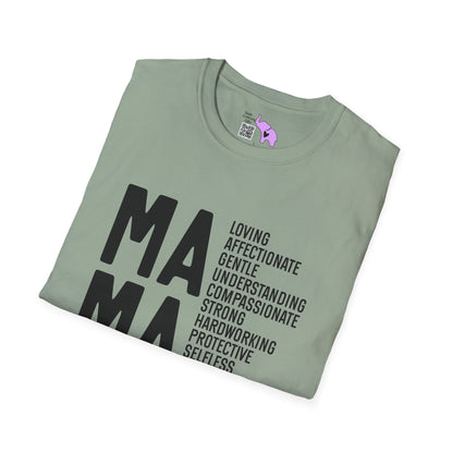 Mama Qualities Adult T-shirt