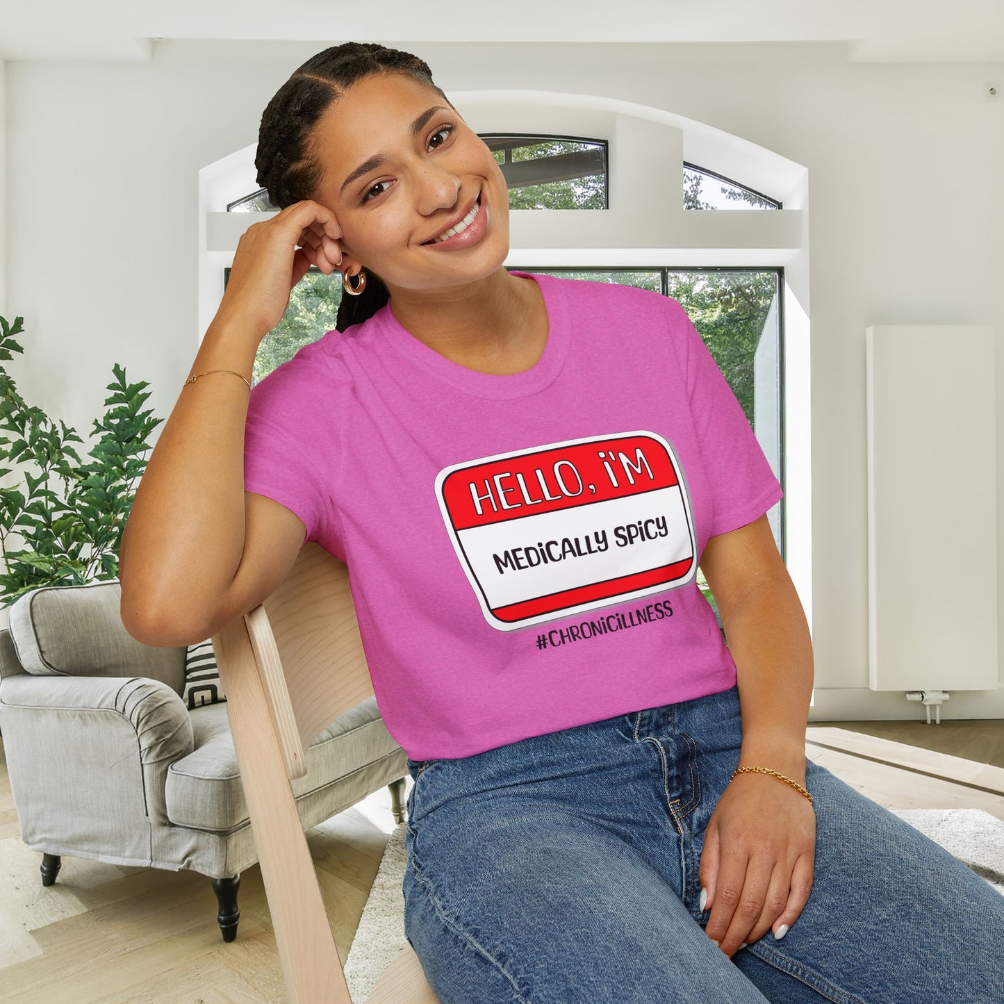 Hello, I'm Medically Spicy Adult T-shirt